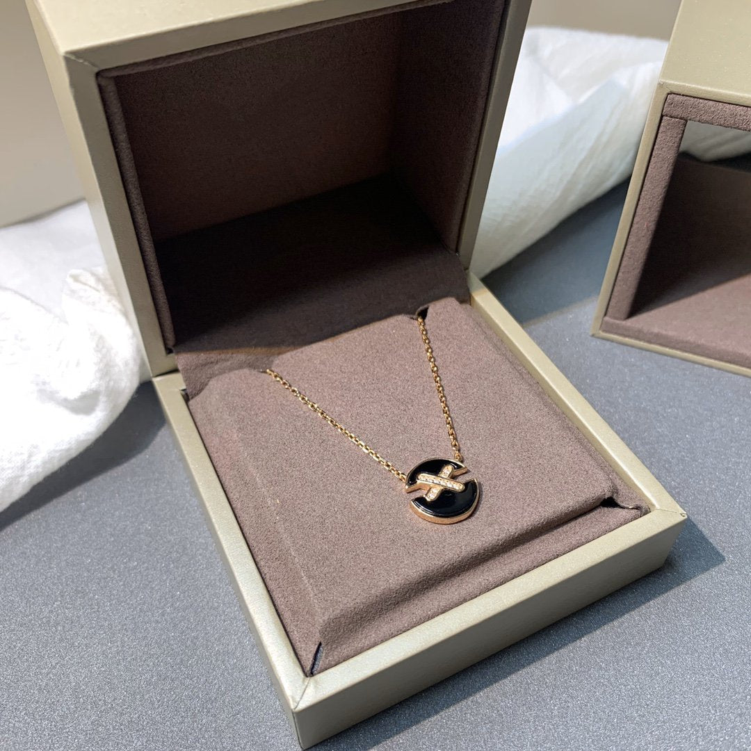 ¡®Moco¡¯JEUX DE PINK GOLD DIAMOND NECKLACE