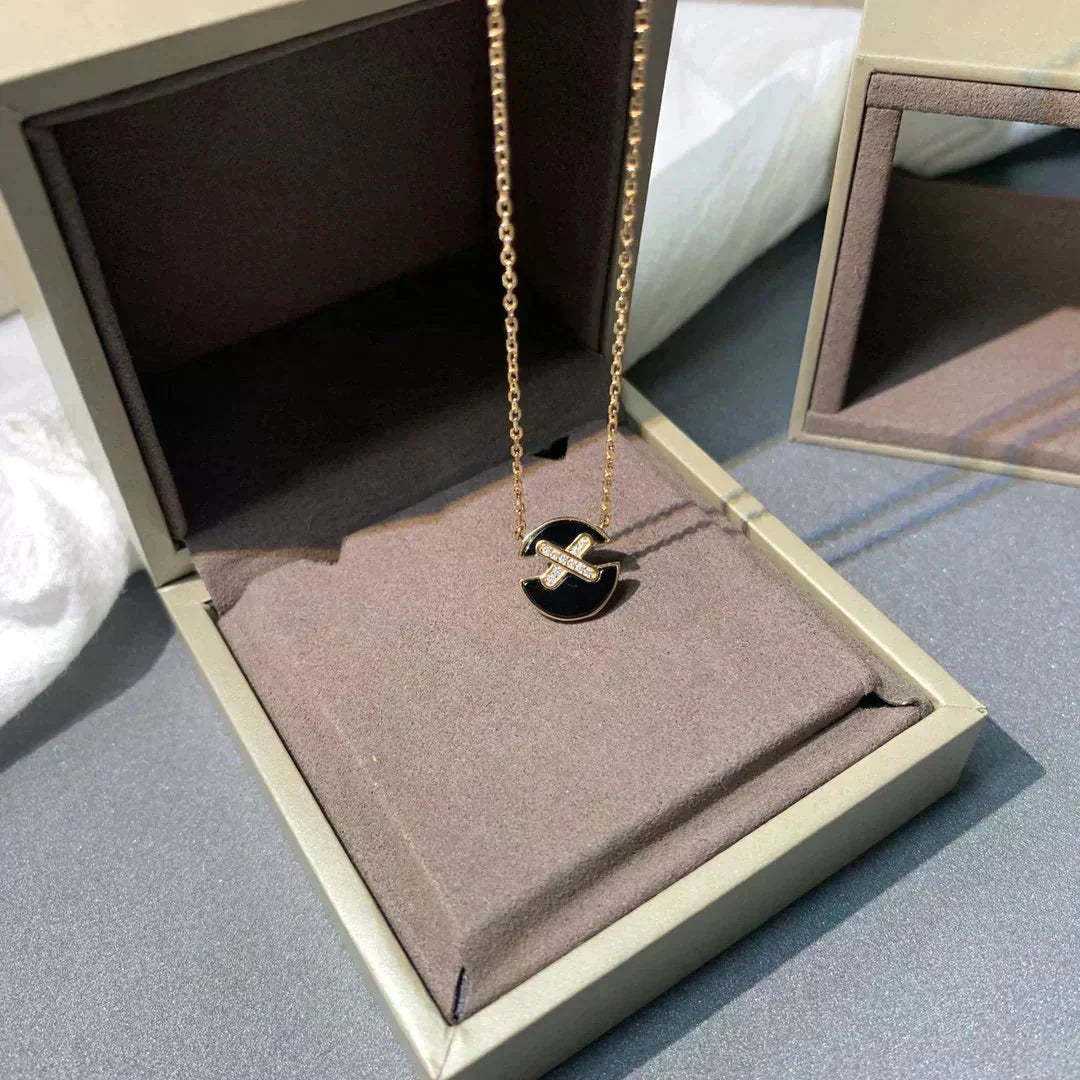¡®Moco¡¯JEUX DE ROSE GOLD DIAMOND NECKLACE