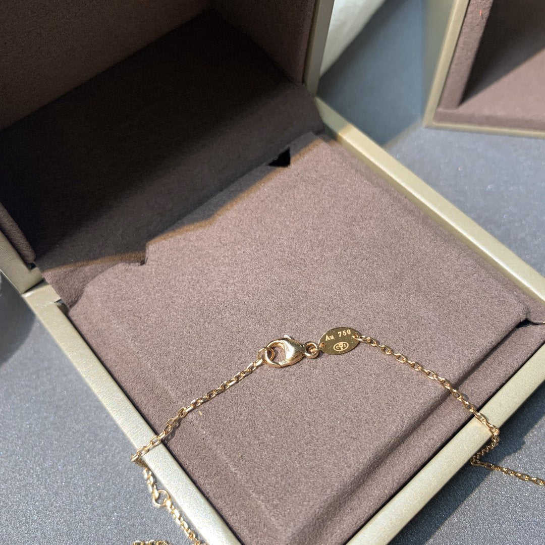 ¡®Moco¡¯JEUX DE PINK GOLD DIAMOND NECKLACE