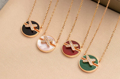 ¡®Moco¡¯JEUX DE ROSE GOLD DIAMOND NECKLACE