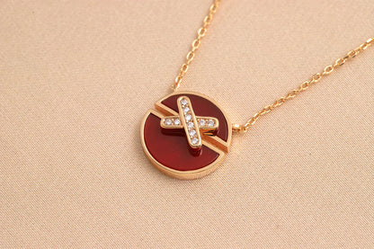 ¡®Moco¡¯JEUX DE ROSE GOLD DIAMOND NECKLACE