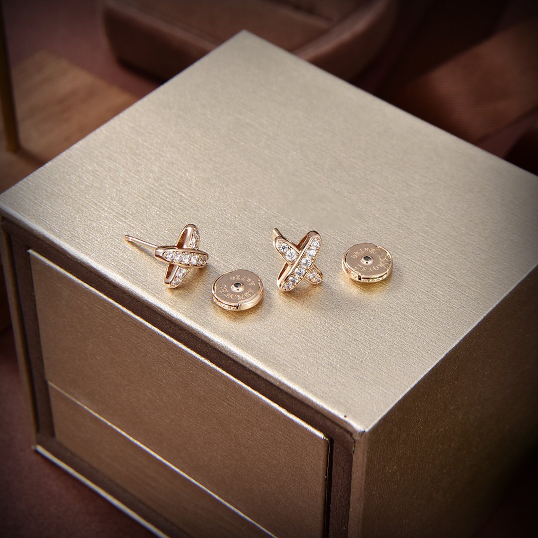 ¡®Moco¡¯JEUX DE GOLD DIAMOND EARRINGS