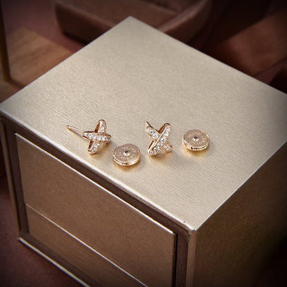 ¡®Moco¡¯JEUX DE GOLD DIAMOND EARRINGS