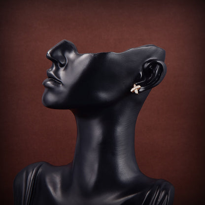 ¡®Moco¡¯JEUX DE GOLD DIAMOND EARRINGS
