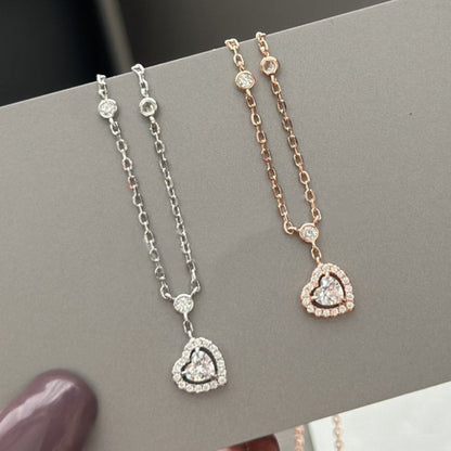 [ Moco ]JOY HEART DIAMOND NECKLACE