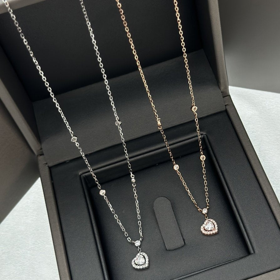 [ Moco ]JOY HEART DIAMOND NECKLACE
