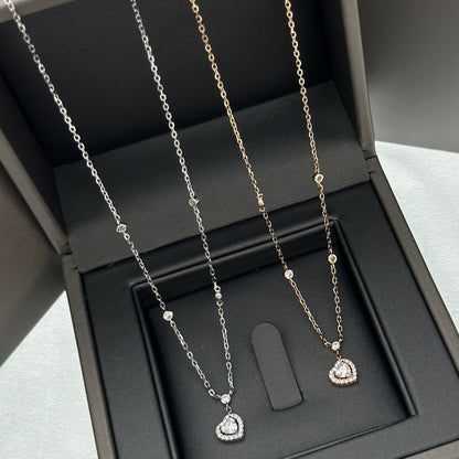 [ Moco ]JOY HEART DIAMOND NECKLACE