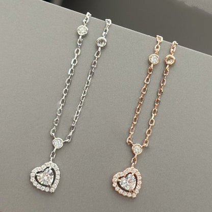 [ Moco ]JOY HEART DIAMOND NECKLACE