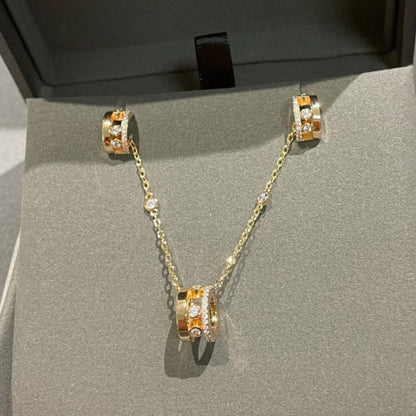 [ Moco ]CHAIN MOVE ROMANE PEDAND NECKLACE