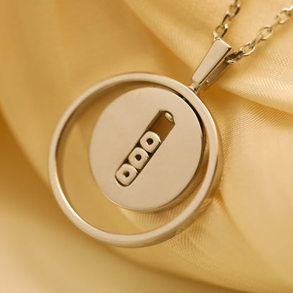[ Moco ] Moco  MOVE MM SILVER DIAMOND NECKLACE