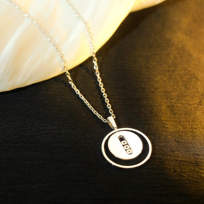 [ Moco ] Moco  MOVE MM SILVER DIAMOND NECKLACE