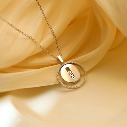 [ Moco ] Moco  MOVE MM SILVER DIAMOND NECKLACE