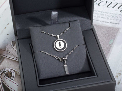 [ Moco ] Moco  MOVE PM NECKLACE SILVER DIAMOND