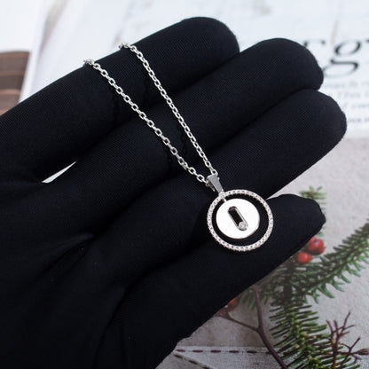 [ Moco ] Moco  MOVE PM NECKLACE SILVER DIAMOND