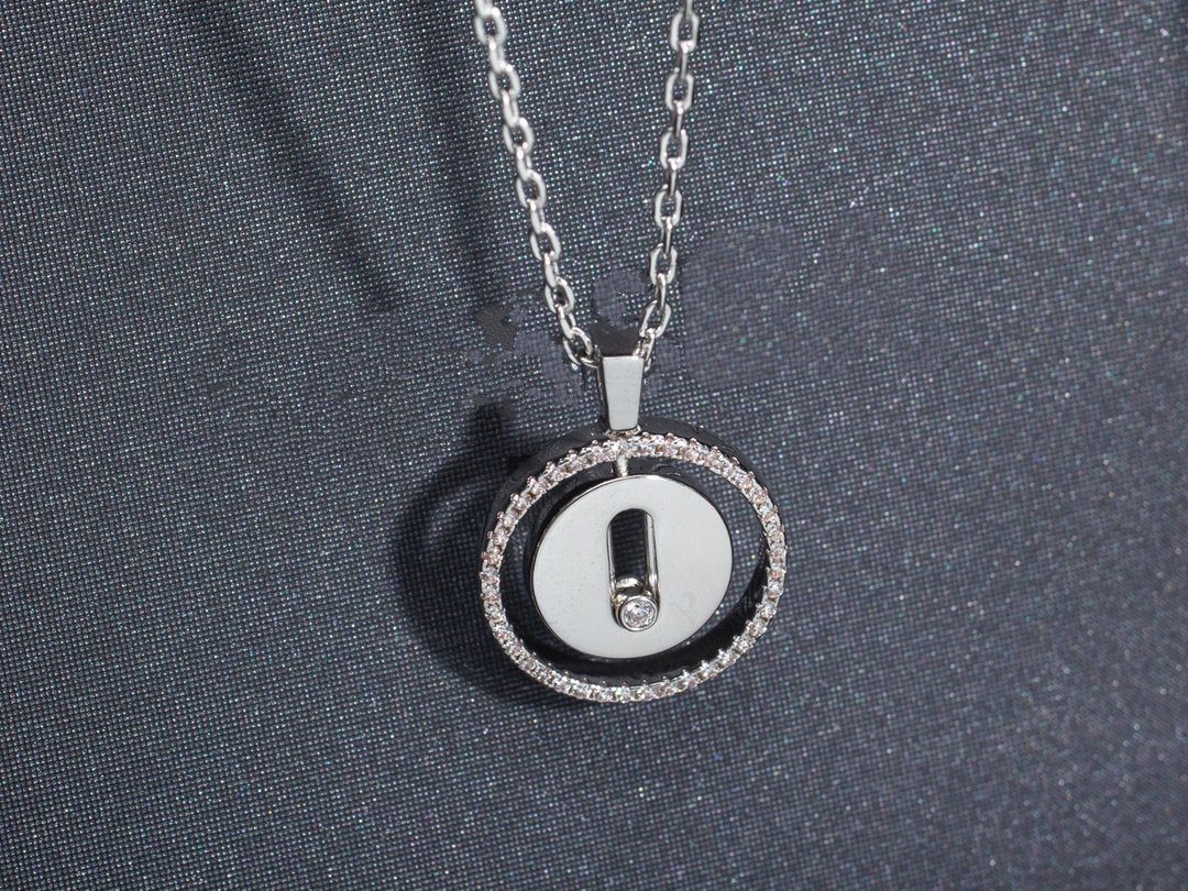 [ Moco ] Moco  MOVE PM NECKLACE SILVER DIAMOND