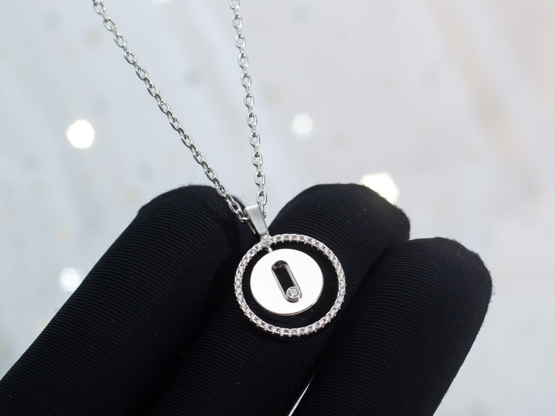 [ Moco ] Moco  MOVE PM NECKLACE SILVER DIAMOND