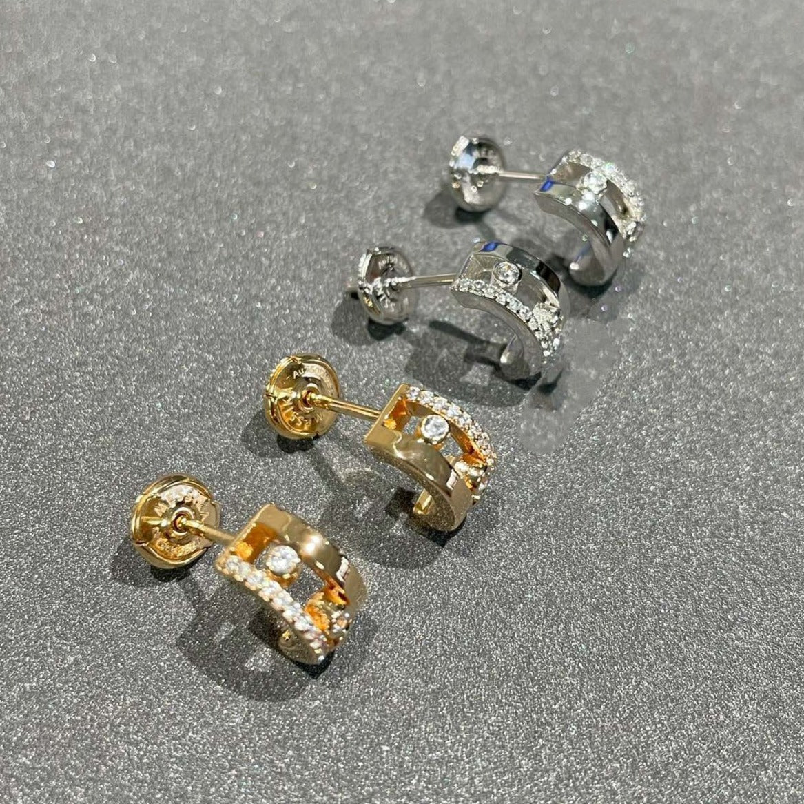 [ Moco ]MOVE ROMANE EARRINGS DIAMOND