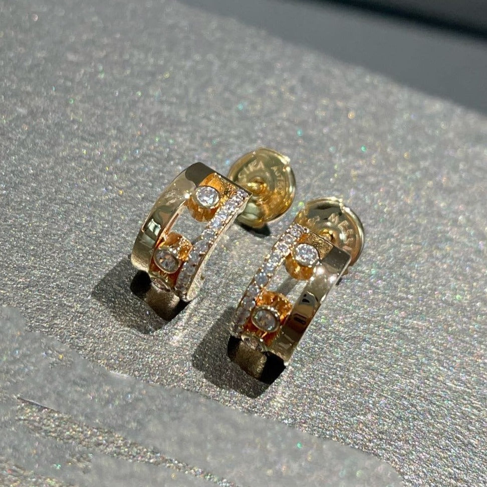 [ Moco ]MOVE ROMANE EARRINGS DIAMOND