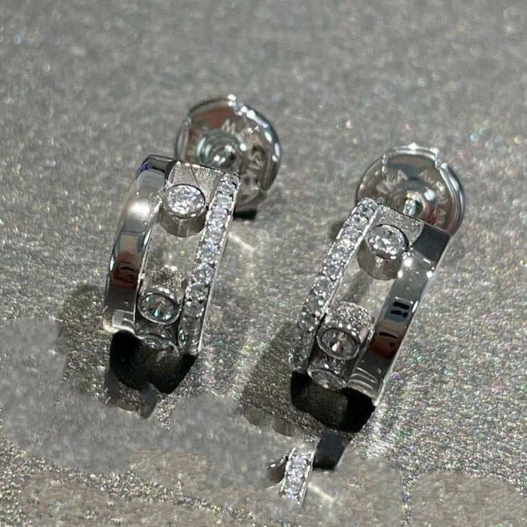 [ Moco ]MOVE ROMANE EARRINGS DIAMOND