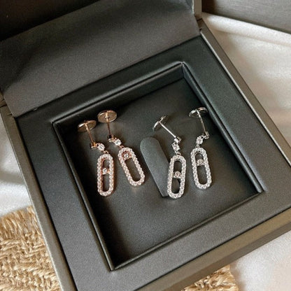 [ Moco ]DORMEUSES MOVE UNO DIAMOND EARRINGS