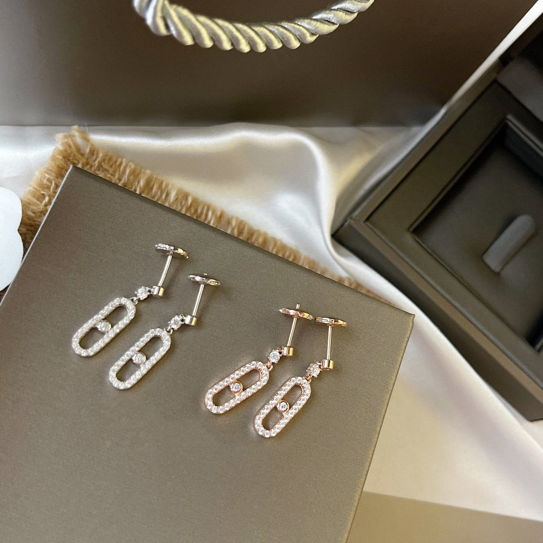 [ Moco ]DORMEUSES MOVE UNO DIAMOND EARRINGS