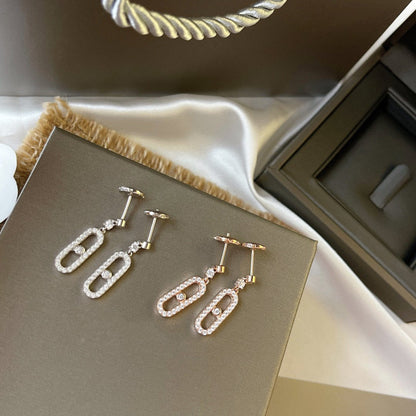 [ Moco ]DORMEUSES MOVE UNO DIAMOND EARRINGS