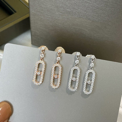[ Moco ]DORMEUSES MOVE UNO DIAMOND EARRINGS
