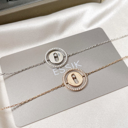 [ Moco ] Moco  MOVE PAVED DIAMOND BRACELET