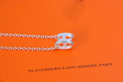 ¡®Moco¡¯HM NECKLACE H LETTER OVAL SERIES