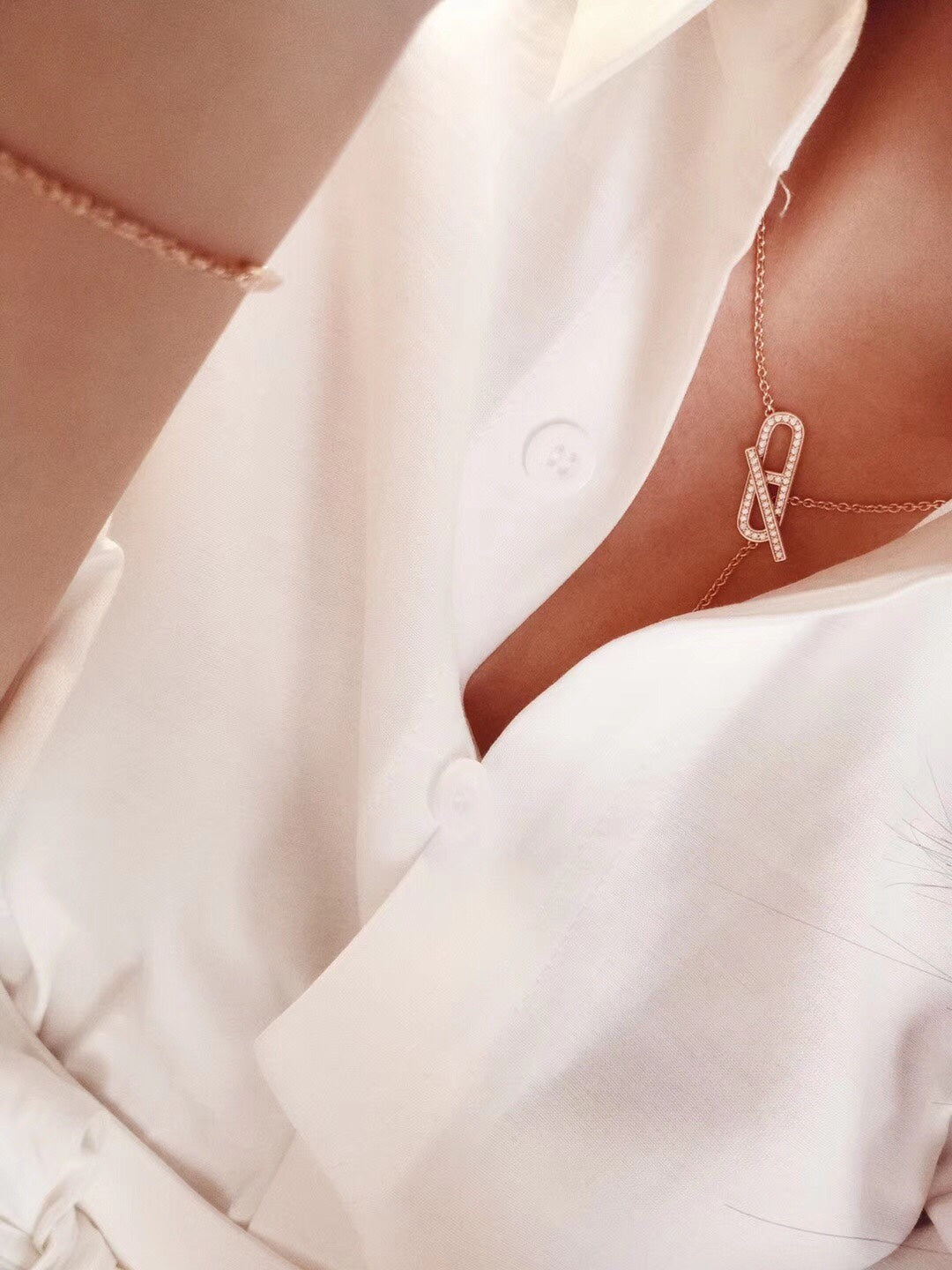 ¡®Moco¡¯HM FIRE PIG NOSE NECKLACE TRENDY STREET