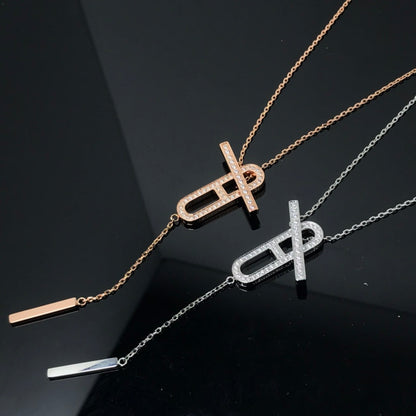 ¡®Moco¡¯HM NECKLACE PLATINUM ROSE GOLD DIAMOND