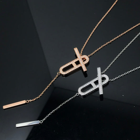 ¡®Moco¡¯HM NECKLACE PLATINUM ROSE GOLD DIAMOND