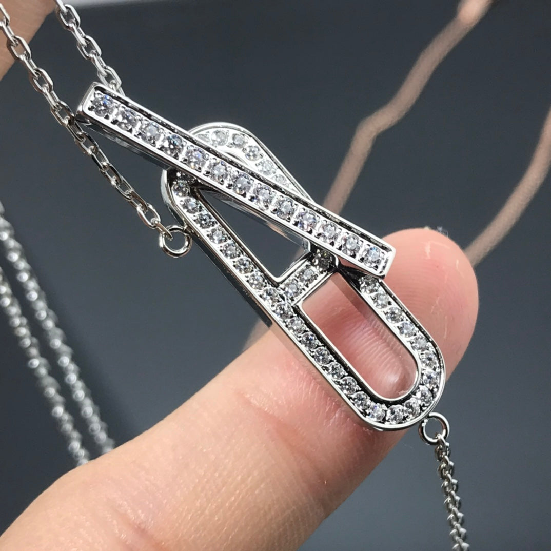 ¡®Moco¡¯HM NECKLACE PLATINUM ROSE GOLD DIAMOND