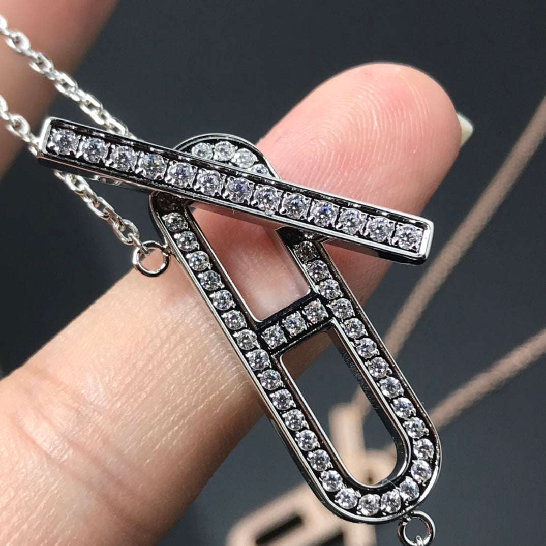 ¡®Moco¡¯HM NECKLACE PLATINUM ROSE GOLD DIAMOND