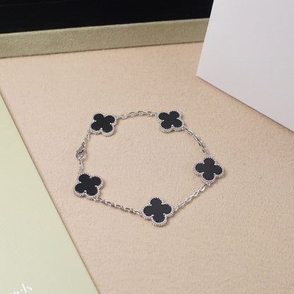 [Moco]New CLOVER 5 MOTIF ONYXS BRACELET COLLECTION