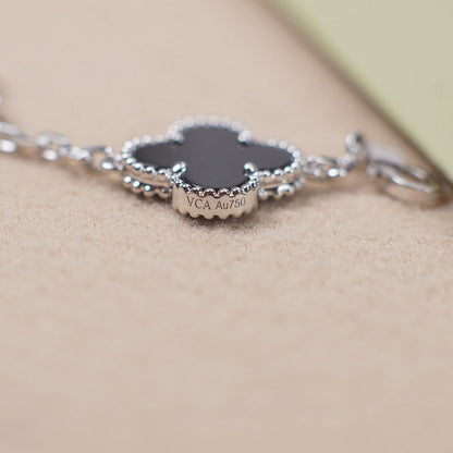 [Moco]New CLOVER 5 MOTIF ONYXS BRACELET COLLECTION