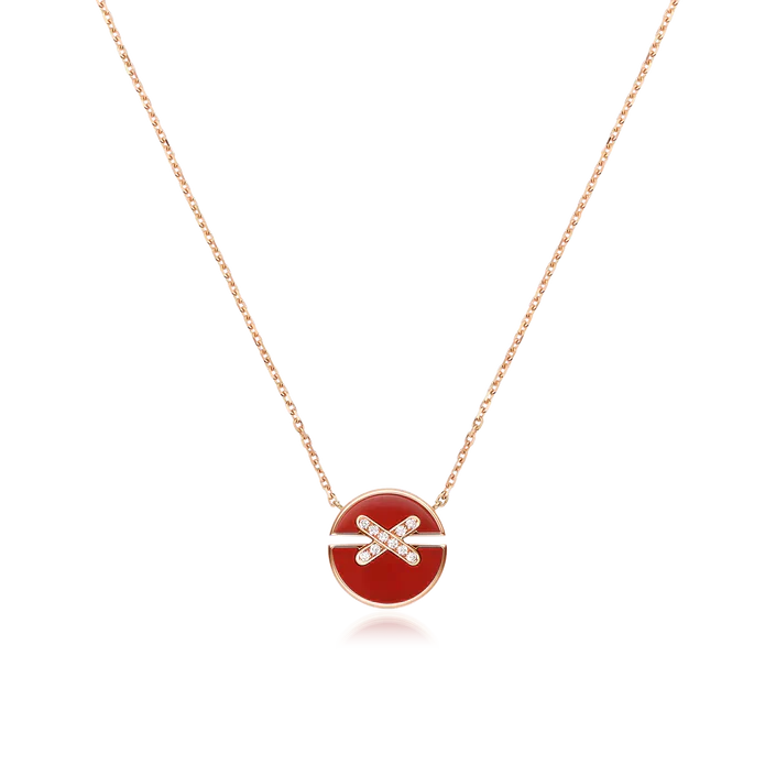 ¡®Moco¡¯JEUX DE ROSE GOLD DIAMOND NECKLACE