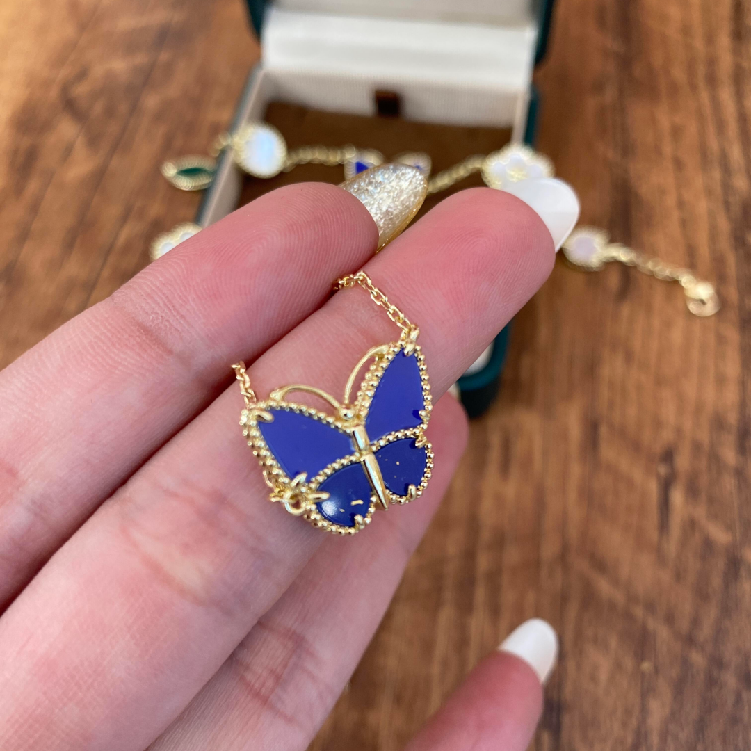 [Moco ] 2026 NEW LUCKY BUTTERFLY 1 MOTIFS NECKLACE