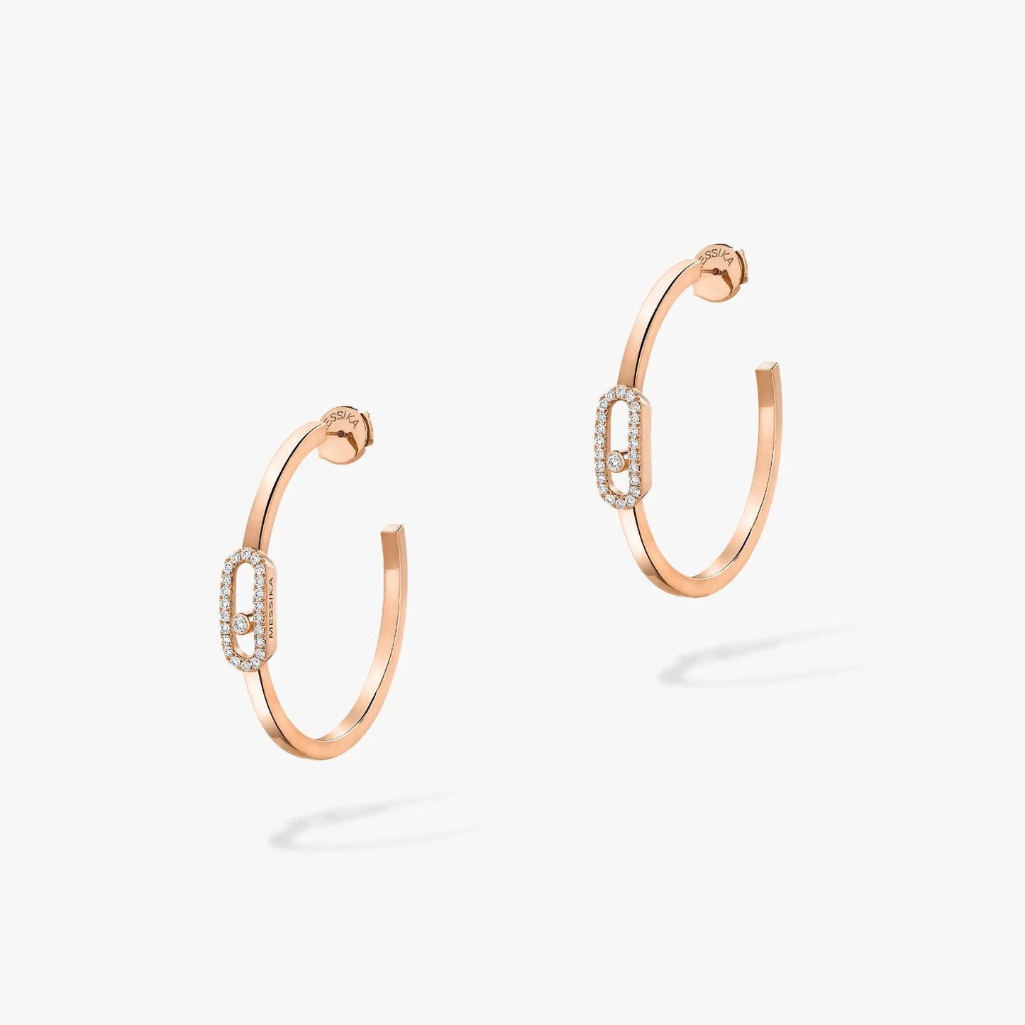 [ Moco ]CREOLES MOVE UNO PM DIAMOND EARRINGS