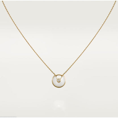 ¡®Moco¡¯AMULETTE ROSE GOLD MOP NECKLACE