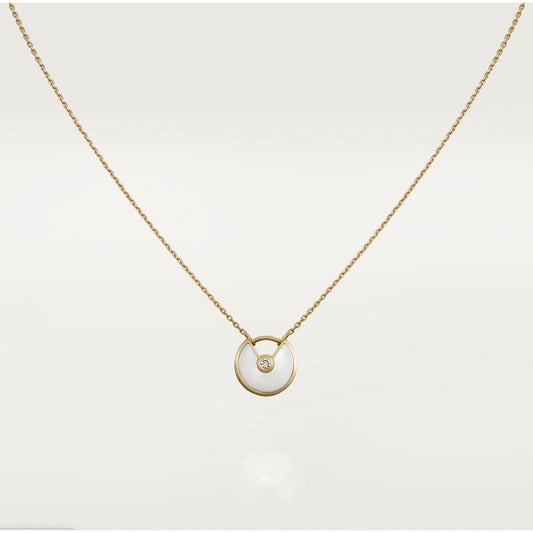 ¡®Moco¡¯AMULETTE ROSE GOLD MOP NECKLACE