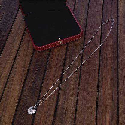 ¡®Moco¡¯AMULETTE SILVER FULL DIAMOND NECKLACE
