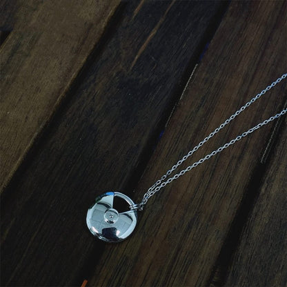 ¡®Moco¡¯AMULETTE SILVER FULL DIAMOND NECKLACE