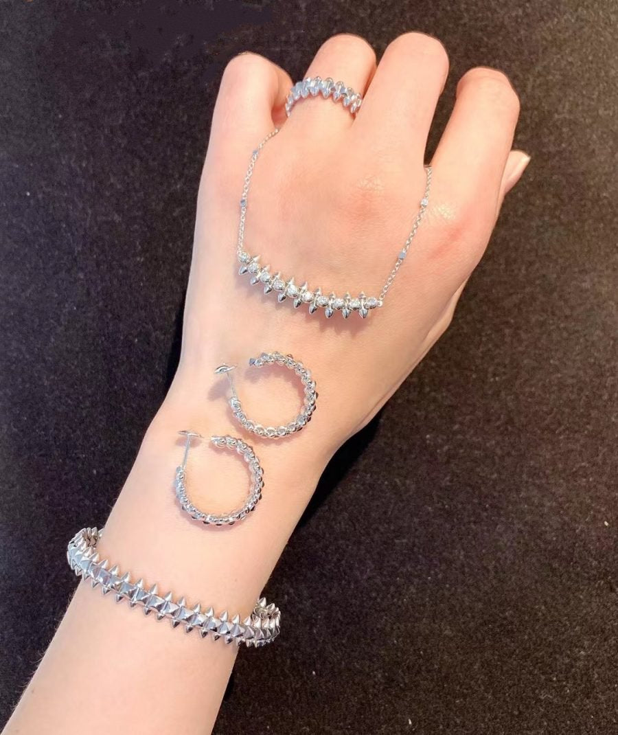 ¡®Moco¡¯CLASH SILVER BRACELET