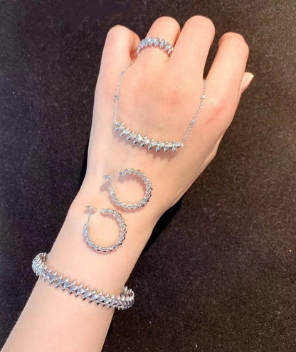 ¡®Moco¡¯CLASH SILVER BRACELET