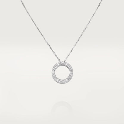 ¡®Moco¡¯LOVE NECKLACE ADJUSTABLE SILVER