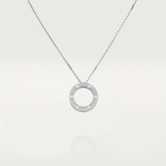 ¡®Moco¡¯LOVE NECKLACE ADJUSTABLE SILVER