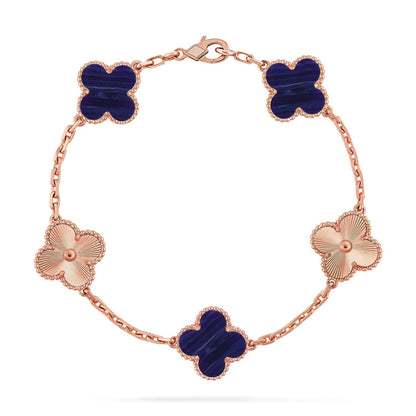[Moco]New CLOVER 5 MOTIF PURPLE STRIPES BRACELET COLLECTION