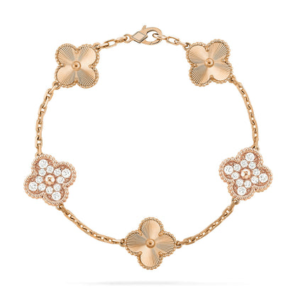 [Moco]New  CLOVER 5 MOTIF LASER BRACELET COLLECTION