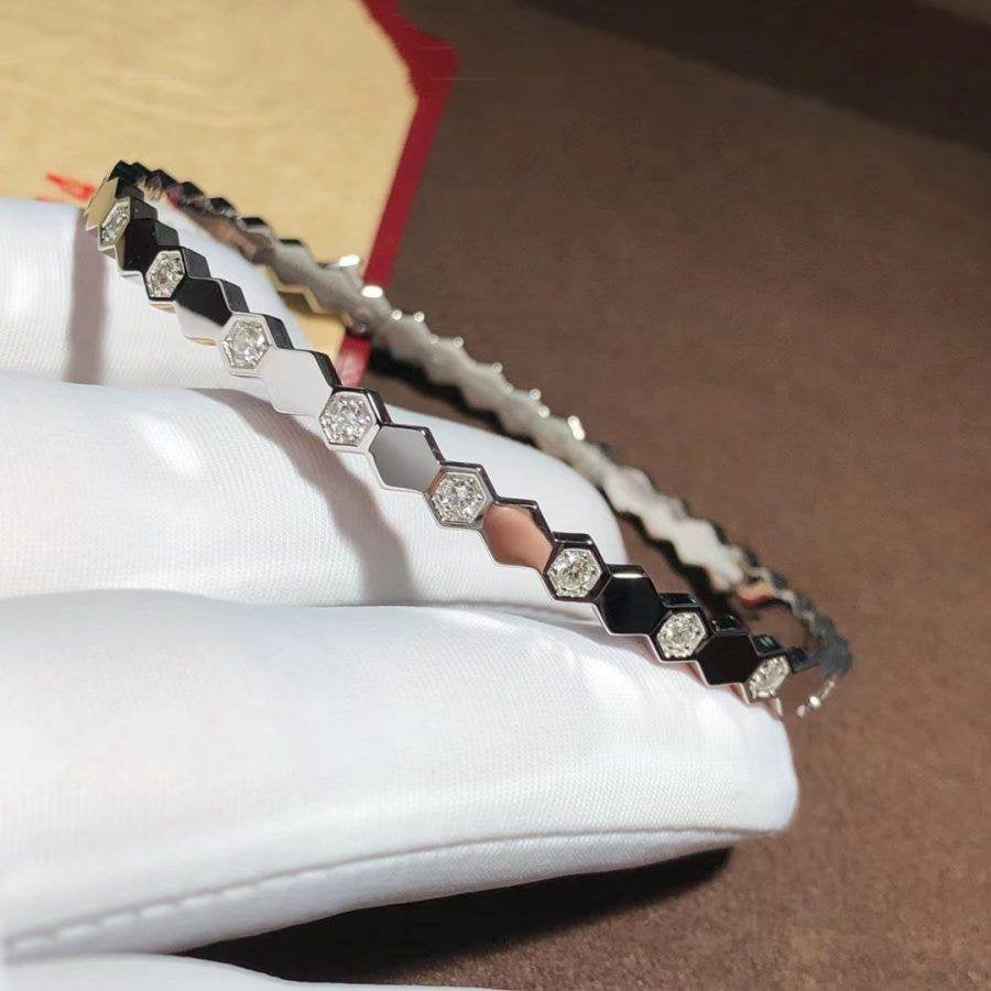 ¡®Moco¡¯BEE LOVE SILVER DIAMOND BRACELET